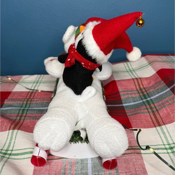 Avon Animated Musical Christmas Plush Bear and Penguin Sleigh Ride 2007 - Picture 4 of 5